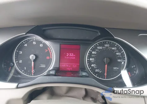 2010 Audi A4 2.0T Premium из США, поврежденный, VIN WAUAFAFL2AN057182